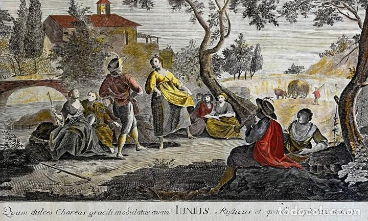 Arte: Alegor&iacute;a del mes de Junio, hacia 1790. An&oacute;nimo - Foto 16