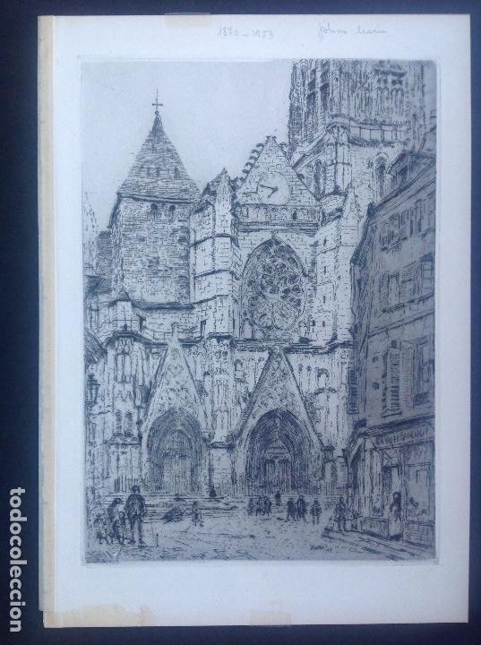 Arte: John Marin. La catedral de Meaux. - Foto 1