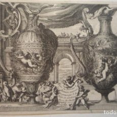 Arte: GRABADO A PUNTA SECA Y DIBUJADO POR JEAN LE PAUTRE (O 'LE POTRE') EN 1661. TAMAÑO 15,5X22 CM........
