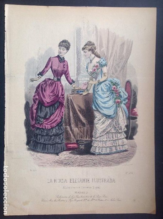 L. Lacouiere. La moda elegante ilustrada.