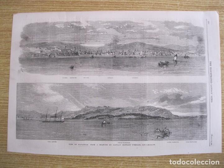 Art: Vistas panor&aacute;micas de la ciudad y puerto de La Habana (Cuba), 1859.An&oacute;nimo