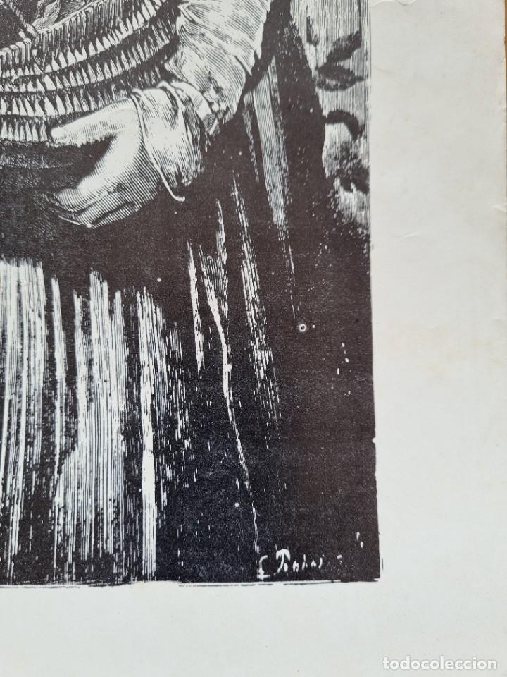 Arte: GRABADO &rdquo;DONCELLA EN EL JARDIN&rdquo; - Foto 2
