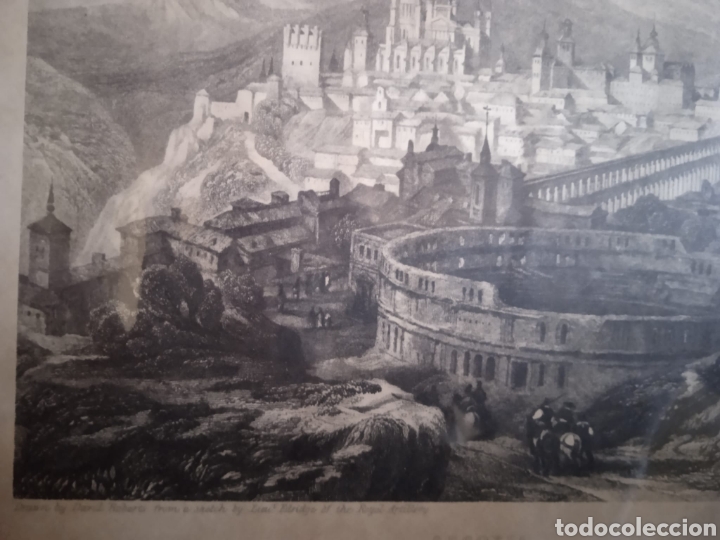 Arte: Grabado antiguo Segovia - Foto 5
