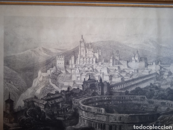 Arte: Grabado antiguo Segovia - Foto 6