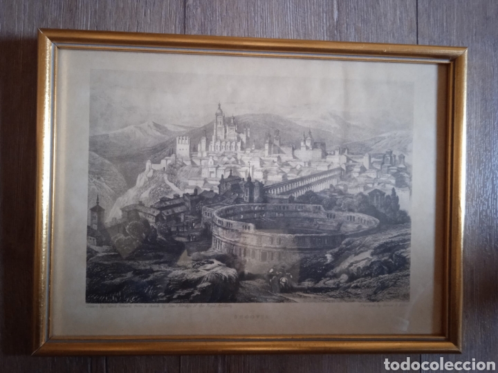 Arte: Grabado antiguo Segovia - Foto 1