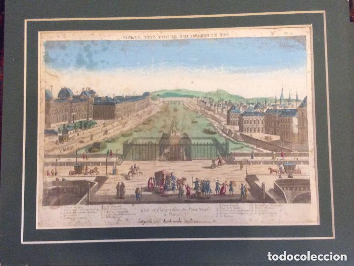 Arte: LE PONT NEUF ,PAR&Iacute;S,A&Ntilde;O 1702 - Foto 1