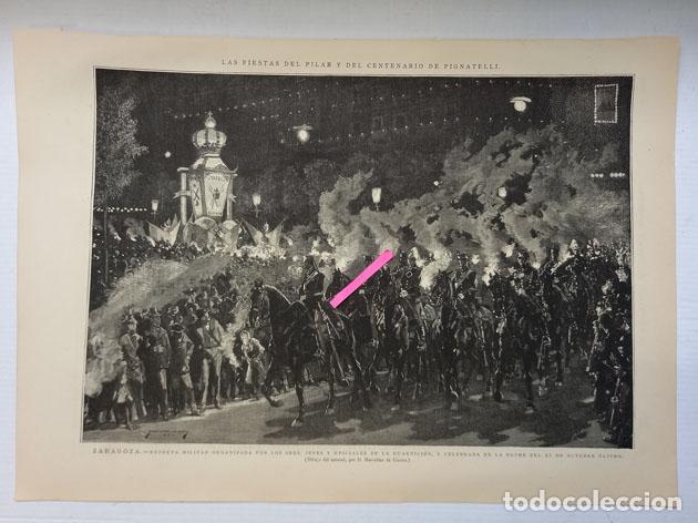 Arte: ZARAGOZA. LAS FIESTAS DEL PILAR Y DEL CENTENARIO DE PIGNATELLI.