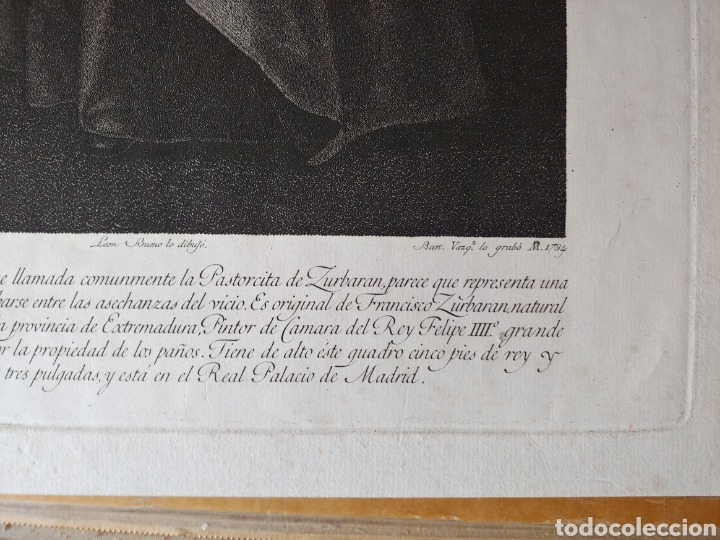 Arte: Francisco de Zurbar&aacute;n. Grabado de 1794. - Foto 10