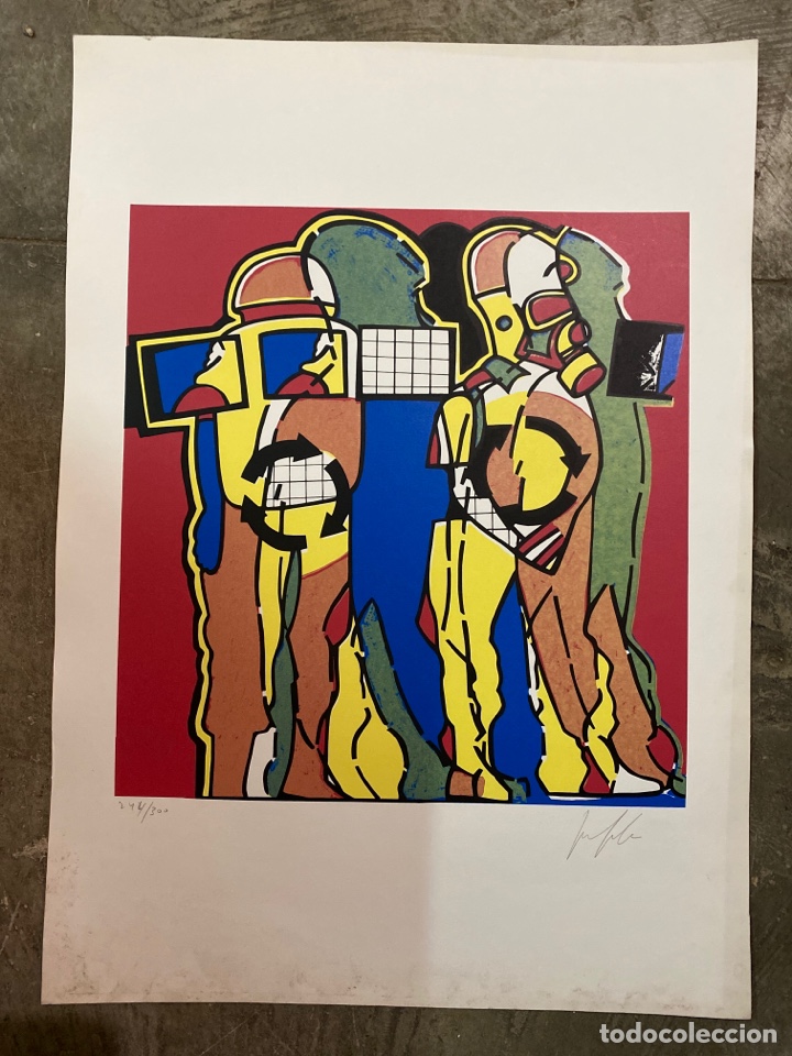 Art: GRABADO A&ntilde;os 70 firmado