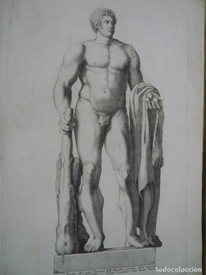 Arte: GRABADO ANTIGUO UN JOVEN H&Eacute;RCULES - Foto 1