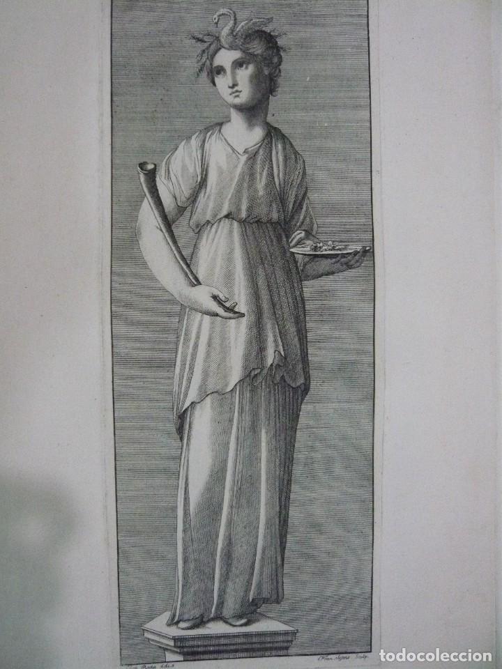 Arte: GRABADO ANTIGUO ROMANO DE FRAN SESONE - Foto 1