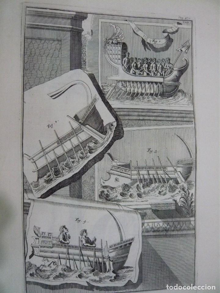 Arte: GRABADO ANTIGUO NAV&Iacute;OS ROMANOS - Foto 1