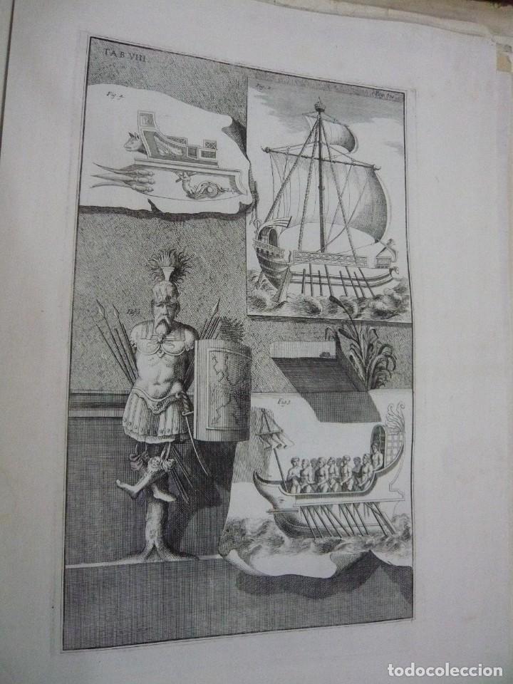 Arte: GRABADO ANTIGUO NAV&Iacute;OS ROMANOS - Foto 1