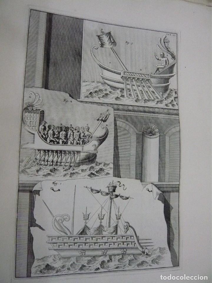 Arte: GRABADO ANTIGUO NAV&Iacute;OS ROMANOS - Foto 1
