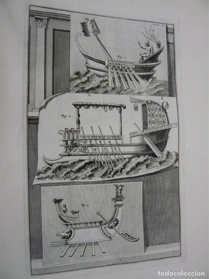 Arte: GRABADO ANTIGUO NAV&Iacute;OS ROMANOS - Foto 1