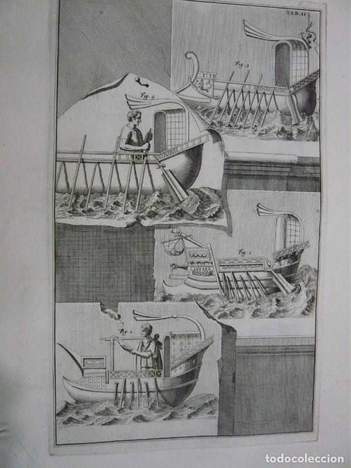 Arte: GRABADO ANTIGUO NAV&Iacute;OS ROMANOS - Foto 1