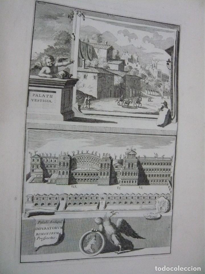Arte: GRABADO ANTIGUO ROMANO EL PALATINO - Foto 1