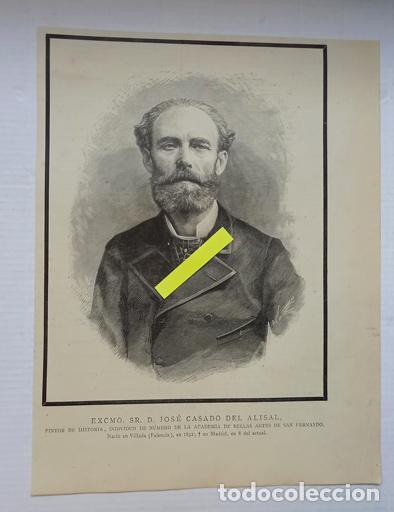 Art: D. JOS&Eacute; CASADO DEL ALISAL. PINTOR DE HISTORIA, INDIVIDUO DE N&Uacute;MERO DE LA ACADEMIA DE BELLAS ARTES