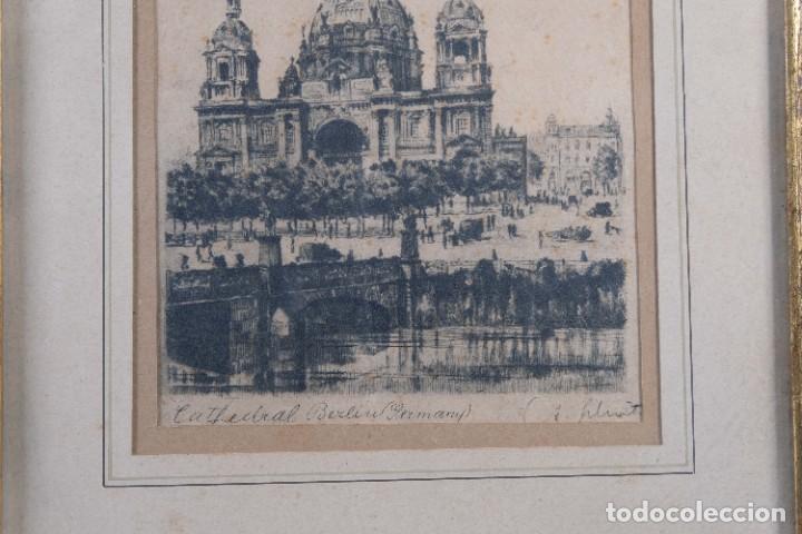Arte: Fotograbado Catedral de Berlin - Foto 4