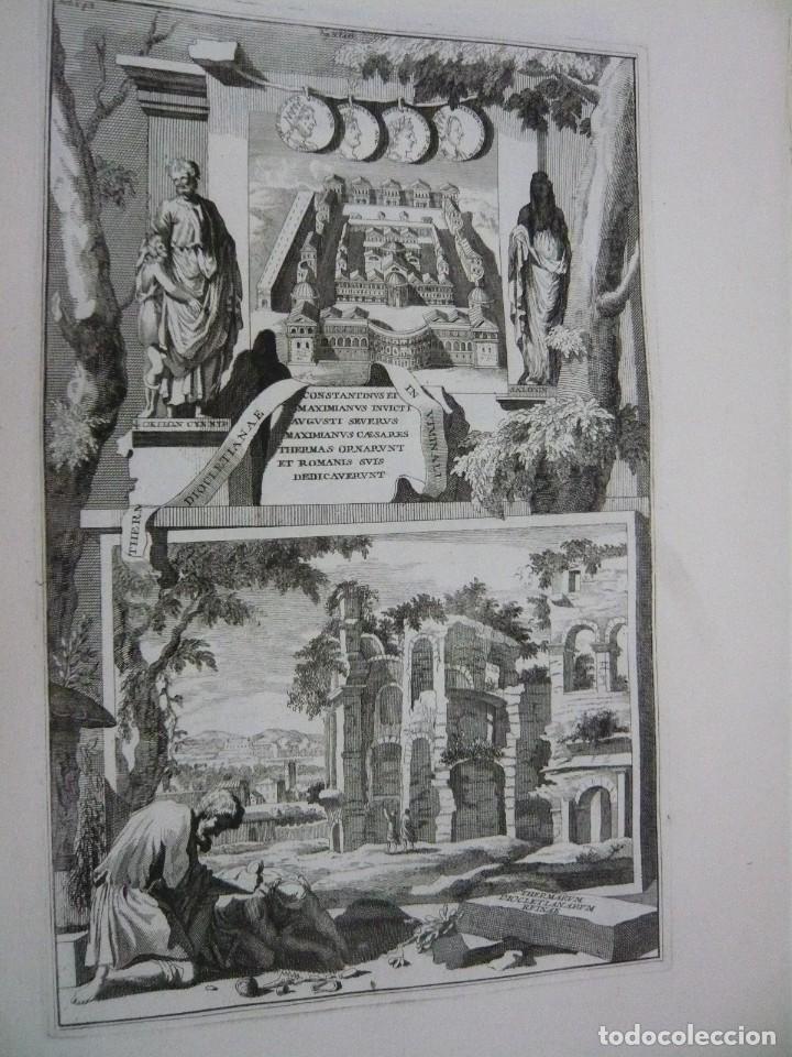 Arte: GRABADO ANTIGUO THERMAE DIOCLETIANI - Foto 1