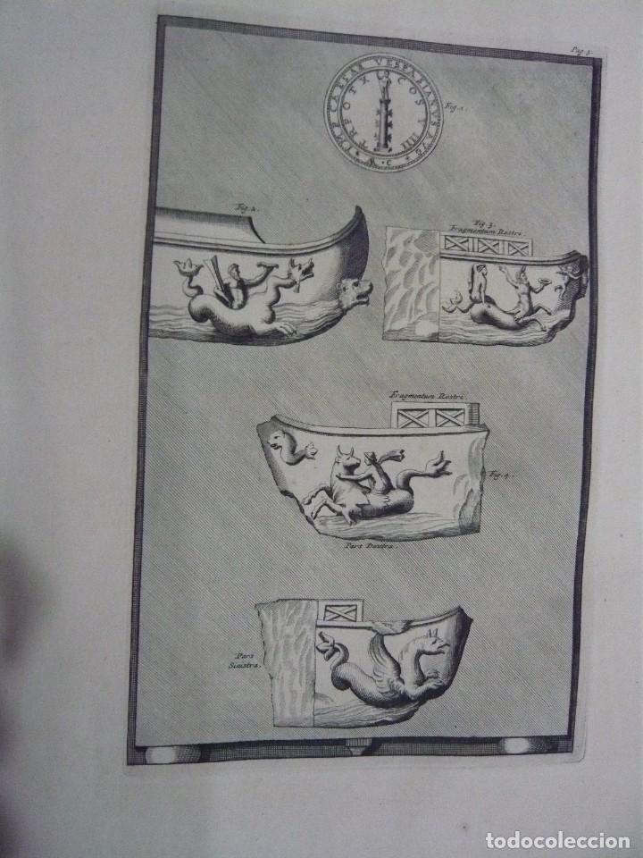 Arte: GRABADO PARTES DE EMBARCACIONES ROMANAS - Foto 1