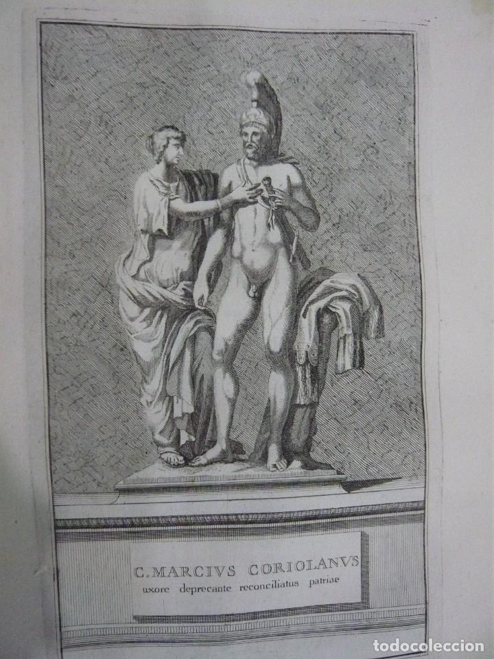 Arte: GRABADO ANTIGUO DE MARCIUS CORIOLANUS - Foto 1