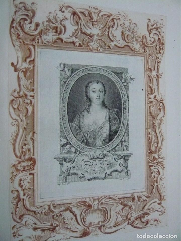 Arte: GRABADO DE LA PRINCESA DE M&Oacute;DENA MARIA TERESA - Foto 1