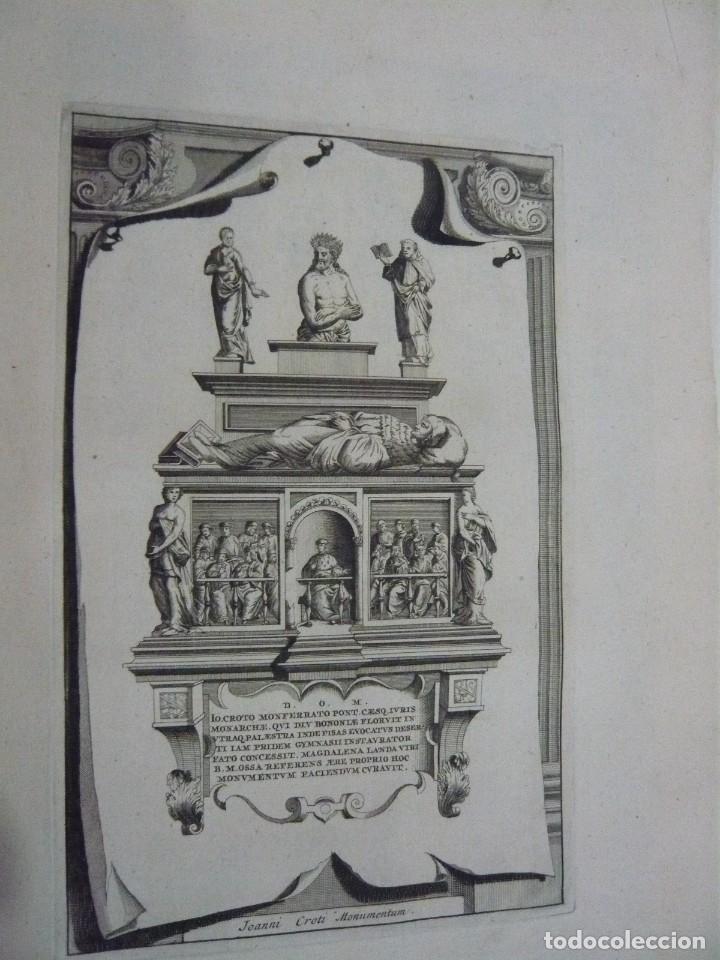 Arte: GRABADO JOANNI CROTI MONUMENTUM - Foto 1