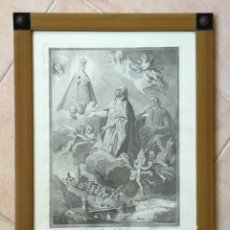 Arte: ANTIGUO GRABADO - SAN JULIAN OBISPO Y PATRON DE CUENCA - JOSEP XIMENO - 1797 - SIGLO XVIII. Lote 340656243