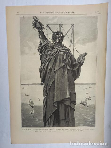 Art: NUEVA YORK. &Uacute;LTIMOS TRABAJOS DE LA ESTATUA DE LA LIBERTAD.