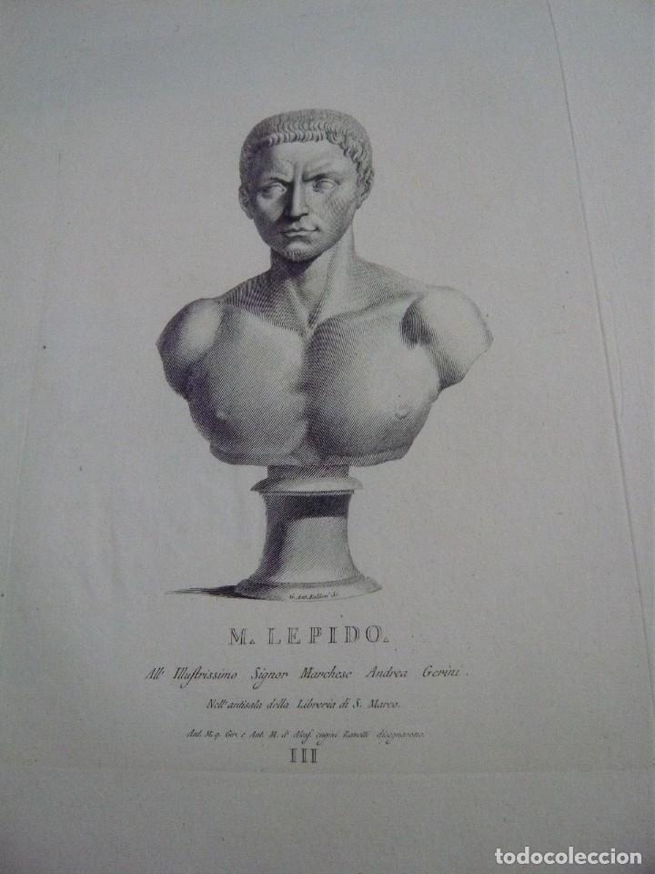 Arte: GRABADO ANTIGUO DE M.LEPIDO - Foto 1
