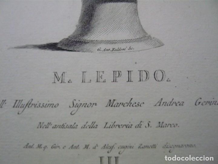Arte: GRABADO ANTIGUO DE M.LEPIDO - Foto 3
