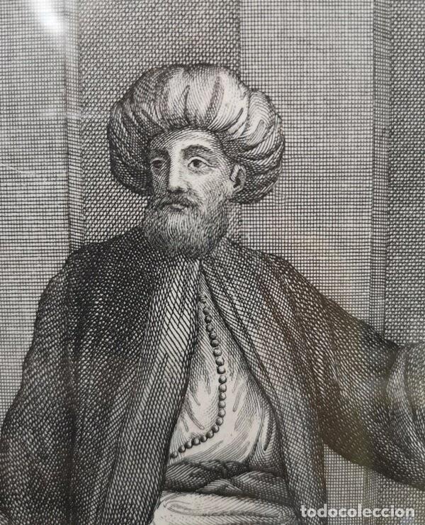 Arte: Grabado &ldquo;Emir&rdquo; de T.Viero del S.XVIII - Foto 3