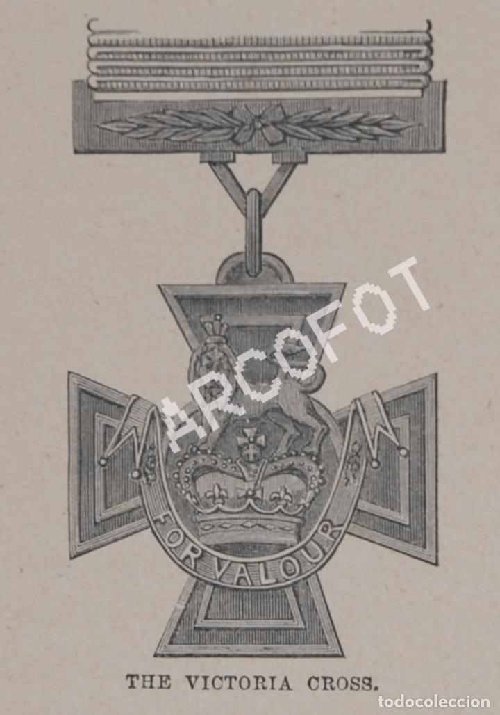 Art: Antiguo grabado (c. 1909) - THE VICTORIA CROSS