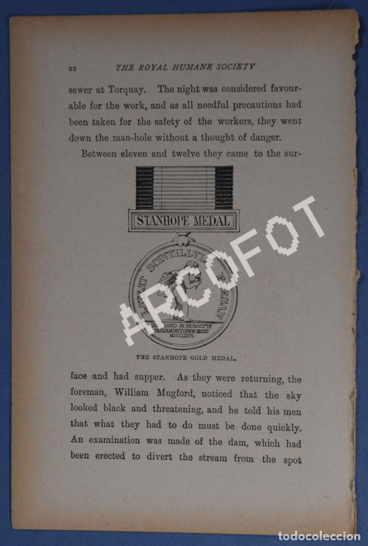 Art: Antiguo grabado (c. 1909) - THE STANHOPE GOLD MEDAL