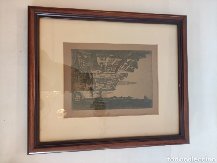 Art: Antiguo grabado a&ntilde;os 20. Firmada