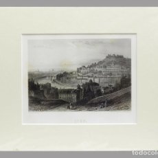 Arte: 1845-LYON-GRABADO ORIGINAL CON PASSEPARTOUT - (00916). Lote 342515978