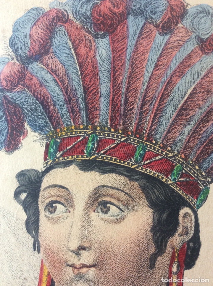 Arte: LA BELLA PERUANA GRABADO COLOR - Foto 5