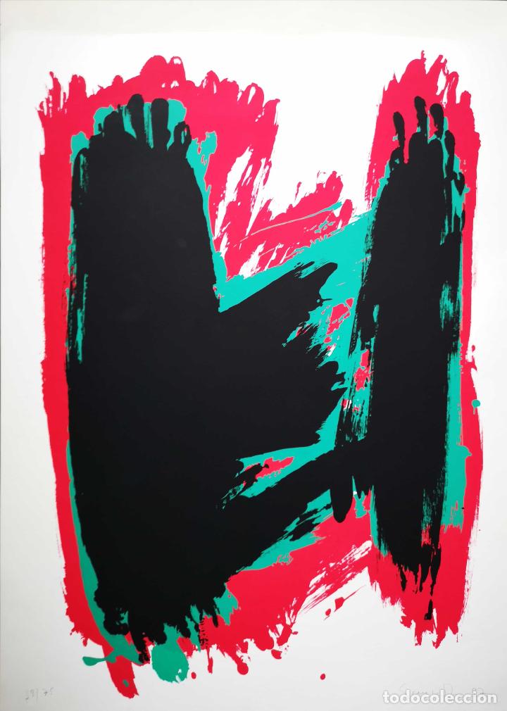 Arte: Grabado abstracto de Bernardo Sanjurjo - Foto 1