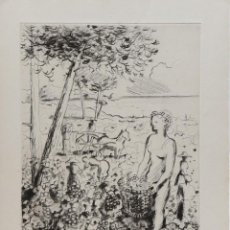 Arte: ”SETEMBRE” GRABADO DE JOSEP MOMPOU (1888-1968) ARTISTA CATALÁN DEL NOUCENTISME. ED. DE LA ROSA VERA