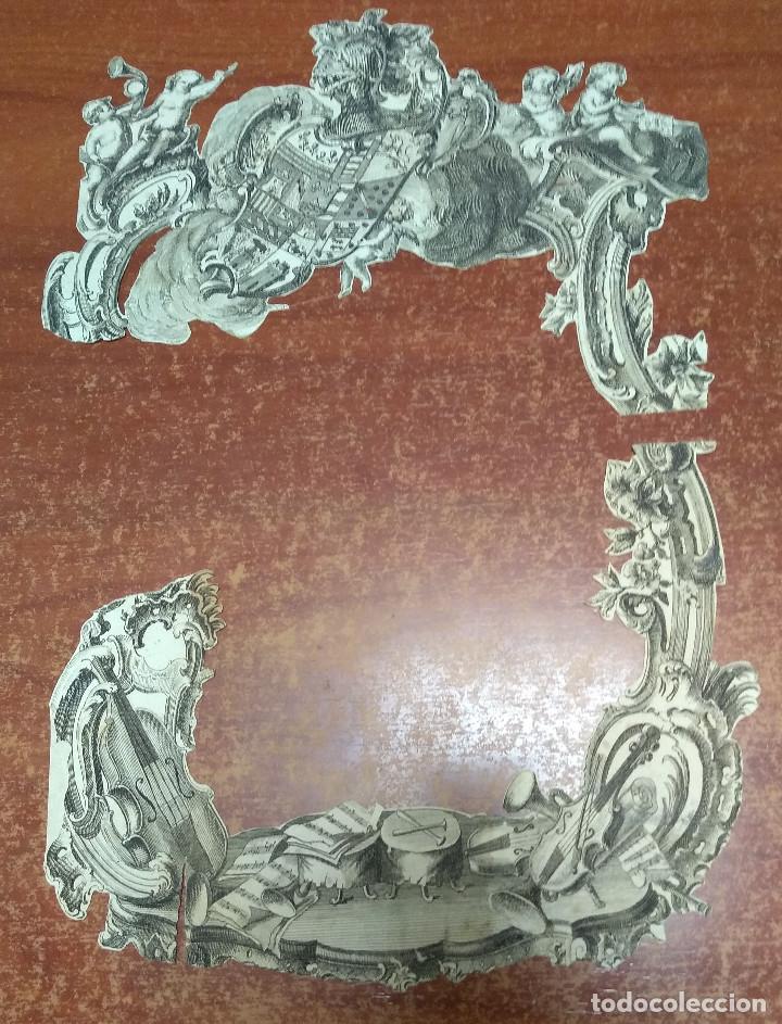 Arte: ANTIGUO GRABADO RECORTADO - Foto 1