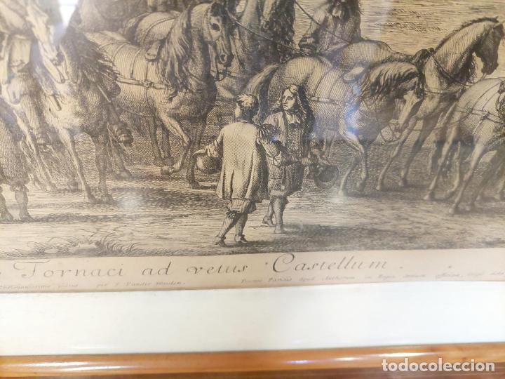 Arte: GRABADO S. XVIII CON MARCO DE CAOBA - Foto 3