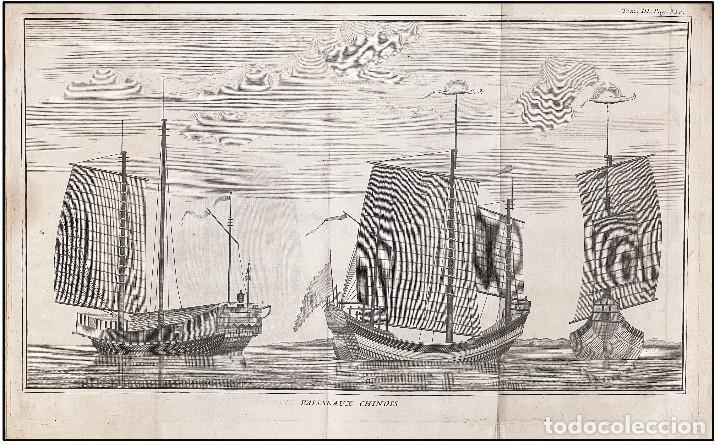 Arte: GEORGE ANSON - BUQUES CHINOS - 1749 - Foto 1