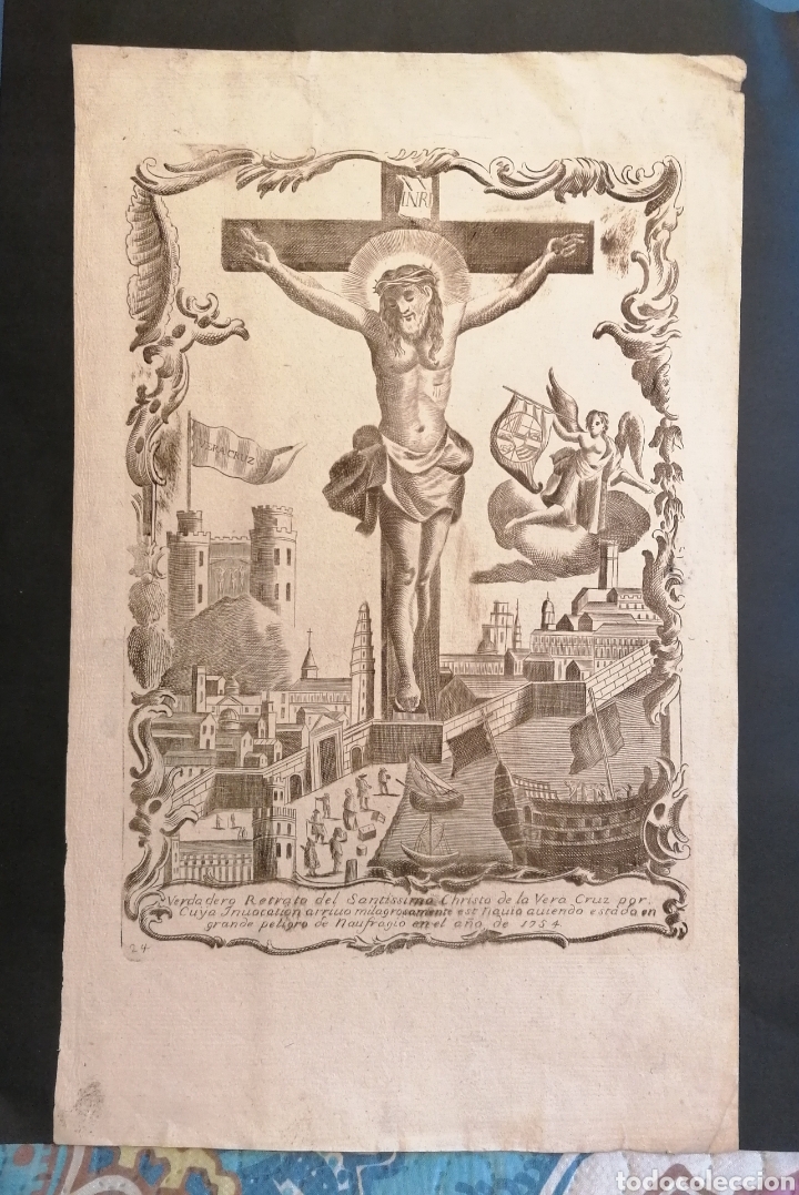 Arte: CRISTO DE LA VERA CRUZ - Foto 1
