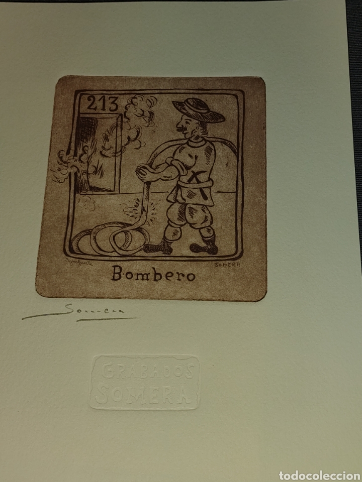 Arte: Grabado Somera Bombero - Foto 1