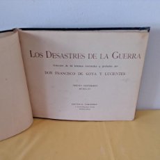 Arte: FRANCISCO DE GOYA - LOS DESASTRES DE LA GUERRA - 82 LAMINAS INVENTADAS Y GRABADAS - TARTESSOS 1946. Lote 111535575