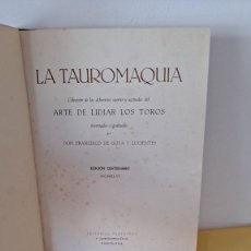 Arte: FRANCISCO DE GOYA - LA TAUROMAQUIA - 44 LAMINAS INVENTADAS Y GRABADAS - TARTESSOS 1946. Lote 111536071