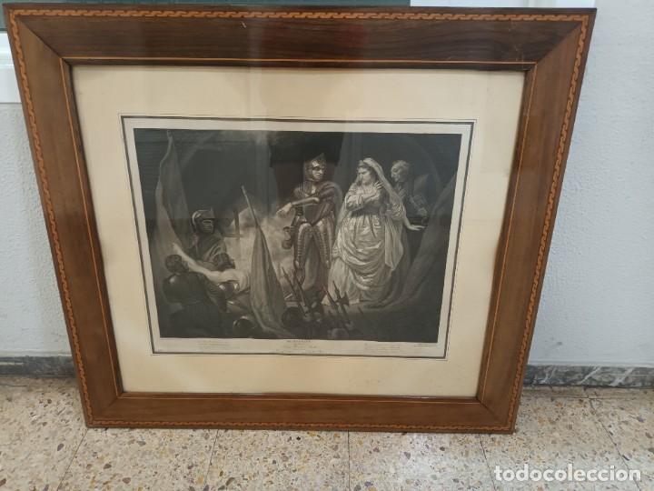 Arte: Grabado escena de Shakespeare - Foto 1
