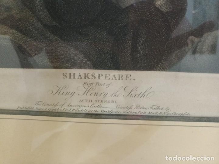 Arte: Grabado escena de Shakespeare - Foto 3
