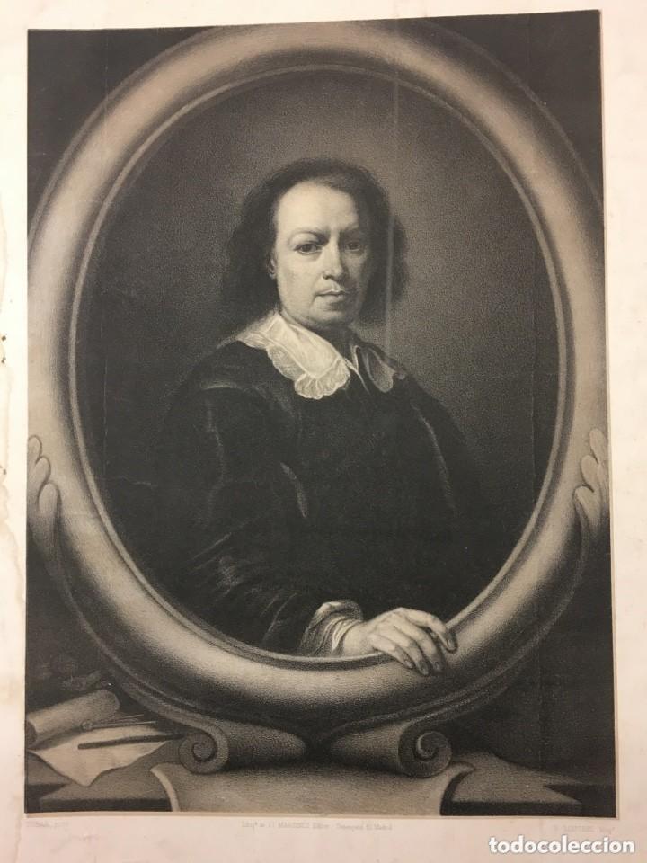 Arte: .- Grabado antiguo de Bartolom&eacute; Murillo - Foto 2